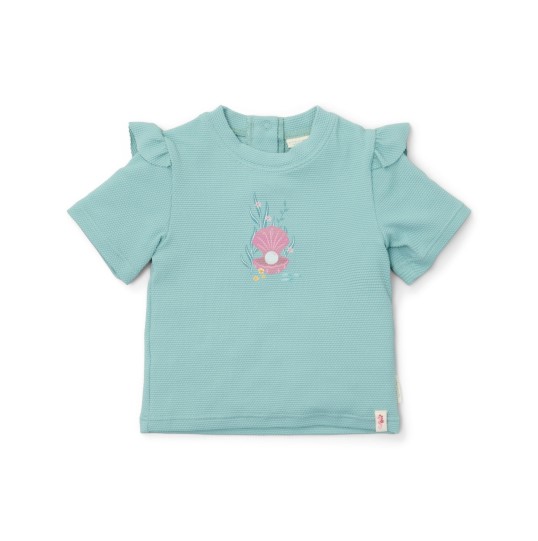 ΜΠΛΟΥΖΑ ΜΑΓΙΟ ΜΕ ΚΟΝΤΟ ΜΑΝΙΚΙ OCEAN TREASURES SURF BLUE
